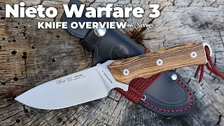 Nieto Warfare 3 Fixed Blade Knife 5Minute Review  Jimping with Jacrispy [upl. by Erej]