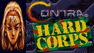 Contra  Hard Corps  Sheena Genesis [upl. by Hawkie]