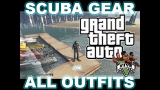 GTA 5 Online  Scuba Suit On All Outfits [upl. by Ailak]