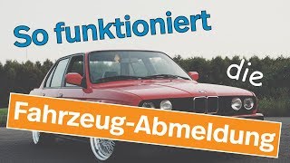 FahrzeugAbmeldung so gehts I Kennzeichenboxde [upl. by Yruam]