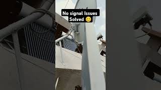 No signal Issue Solved electrical science electronic electrician shorts shortsvideo [upl. by Redliw]