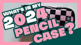 Whats in My Pencil Case  2024 update  uni multipens [upl. by Aihsenyt970]