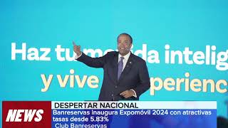 Banreservas inaugura Expomóvil 2024 con atractivas tasas desde 583 [upl. by Acinomad31]