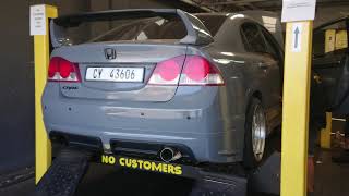 Best R18 exhaust custom decat  Honda Civic FD1 [upl. by Ofilia670]