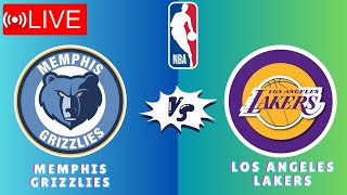 🔴LIVE  Memphis Grizzlies vs Los Angeles Lakers  NBA Basketball Live Play Play SCOREBOARD [upl. by Ial]