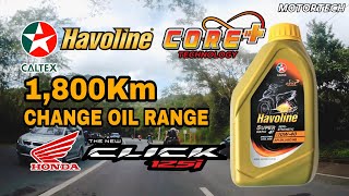 CALTEX HAVOLINE SUPERMATIC 4T SEMI SYNTHETIC scooter OIL 10W40 [upl. by Leivad]