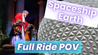 Spaceship Earth EPCOT 2024  Full Ride POV 4K [upl. by Bernadine614]