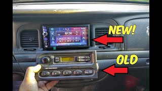 FINALLY an EASY Aftermarket Radio Install for Your Crown Victoria P71 [upl. by Hinch]