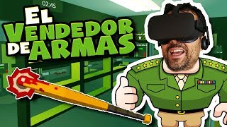 JOB SIMULATOR EN UNA TIENDA DE ARMAS EN REALIDAD VIRTUAL  Weaponry Dealer VR [upl. by Blankenship]