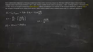 776 Suma wykładników potęgowych w równaniu kinetycznym prostej reakcji chemicznej nazywa się [upl. by Niveg]