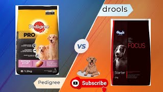 Pedigree pro starter VS drools focus starter full review in Hindi [upl. by Kramal8]