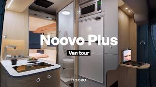 VAN TOUR  America’s First 7ft Interior Class B Camper Van The Noovo Plus [upl. by Imoan111]