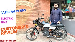 CUSTOMERS REVIEW ELECTRIC BIKE RETROviral foryou foryoupage viralvideos viralvideo fypシ fyp [upl. by Adiuqram]