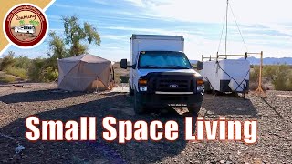 Living Small In A DIY Box Truck Conversion [upl. by Inatsed]