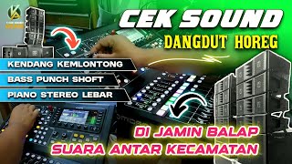 CEK SOUND DANGDUT KOPLO GLERR FULL BASS TERBARU 2024 MIDDLE KENCANG DI JAMIN BALAP [upl. by Ingraham279]