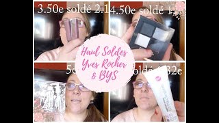 HAUL SOLDES BEAUTE  Yves Rocher amp BYS Maquillage [upl. by Ennywg]