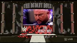 The Dudley Boyz theme and titantron on the Monday NIGHT Raw stage w Arena Effect [upl. by Cardew367]