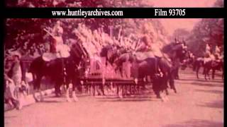 George VI Coronation in colour Archive film 93705 [upl. by Hephzibah]