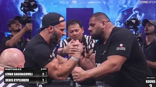 Denis Cyplenkov vs Levan Saginashvili I Armwrestling [upl. by Burdett634]