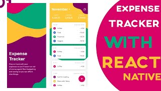 Build Expense Tracker App Using React Native [upl. by Deaner]