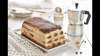 Tiramisù alla nutella  Mattonella di tiramisù con cuore di nutella  Ricette che Passione [upl. by Noreik]