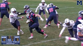 Millbrook School vs Albany Academy  Boys Varsity Football [upl. by Linell]