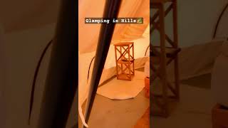 Glamping inhillsstation ytshorts hills triptravel travel nature trekking travelvlog podcast [upl. by Neirol676]