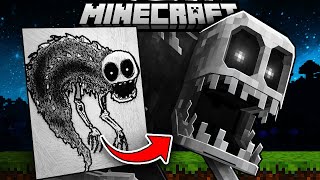 ¡Convierto TUS Dibujos en Mobs de MINECRAFT [upl. by Coheman67]