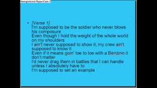 eminem like a toy soldier lyrics [upl. by Wilscam]