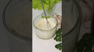 Mediterranean Healthy yogurt salad dressing shorts recipe [upl. by Aeikan]