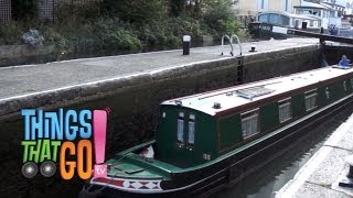 NARROWBOAT   Boats For Kids  Things That Go TV [upl. by Auqenes678]