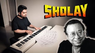 Sholay  Title Music Epic Piano Cover by RD Burman [upl. by Wilburn]