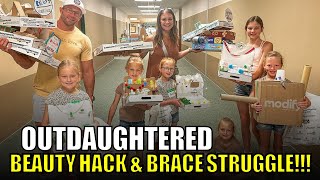 OutDaughtered  Danielle Busby’s Shocking BEAUTY Trick And Blayke’s STRUGGLE With Brace SEE [upl. by Ecilahs]