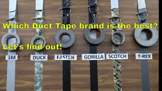 Which Duct Tape Brand is the Best Lets find out [upl. by Afnin]