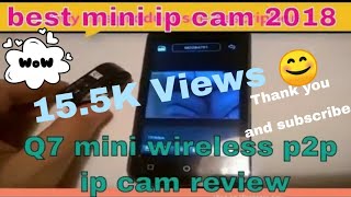 Q7 mini IP Camera  How to Use It By Gadgets TLK [upl. by Sipple]