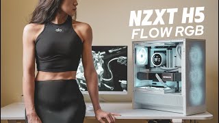 Extremely COOL NEW NZXT H5 FLOW is Here｜Kraken v2 Elite360mm RGB AllNEW UI  Gaming PC Build [upl. by Carmelia]