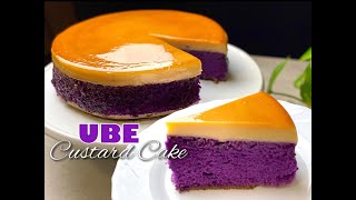 UBE CUSTARD CAKE I Perfect Christmas Dessert [upl. by Dabney226]