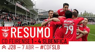 HIGHLIGHTS CD Feirense 14 SL Benfica [upl. by Black]