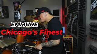 Emmure  Chicagos Finest  Drum Playthrough [upl. by Esidnak537]