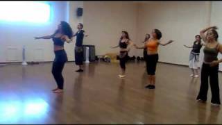 Routine Danse Orientale Sharon  bellydance workshop [upl. by Nostrebor]