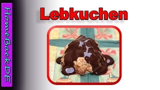 Lebkuchen  Lebkuchen auf Oblaten  Backanleitung von HomeBackDE [upl. by Enitsenre621]