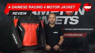 Dainese Racing 4 Jacket  Review  Champion Helmets [upl. by Gilbertine]