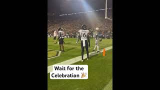 Wait for Travis hunter Celebration cfb espn sportstalk trending viralshorts2024 [upl. by Coopersmith]