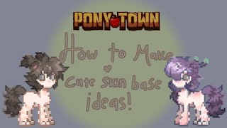 Skin base ideas 😋‼️  ponytown skin idea [upl. by Landre]