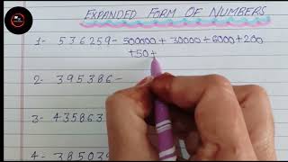 Expanded form class 4 in hindi  How to write numbers in expanded form  Maths Korner [upl. by Folly963]