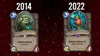 Hearthstone Cards in 2014 vs 2022 [upl. by Spitzer]