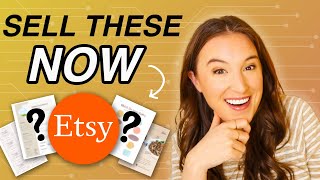 8 UNIQUE Etsy digital products to sell online 💸 unsaturated digital product niches [upl. by Aihcela755]