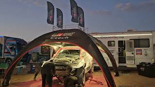 Dakar 2024 Night in bivouac [upl. by Sandry]