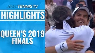 Murray And Lopez WIN Doubles Lopez Wins Singles  Queens 2019 Final Highlights [upl. by Sadella37]