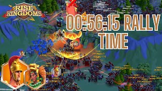 KVK 7 Kingdom 3080 pass 7  1 hour rally  Rise of Kingdom [upl. by Simonsen968]